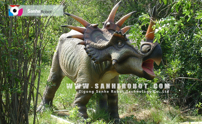 戟龙——白垩纪大型植食性角龙类恐龙（体长5.5/又名刺盾角龙）